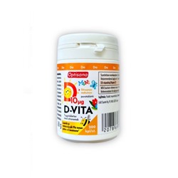 Таблетки для детей содержащие витамин D3 10mg "OPTISANA" D-VITAMIINI 200 табл.