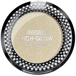 Тени компактные для век RICH GLOW 01 Champagne Luxvisage