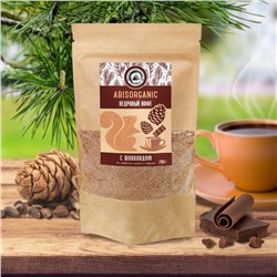 Кедровый кофе ABISORGANIC с шоколадом без сахара и кофеина, 200г