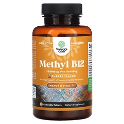 Nature's Craft Метил B12, Вишня, 1000 мкг, 90 жевательных таблеток