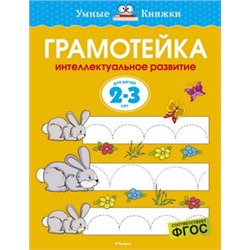 Грамотейка. Интеллектуальное развитие детей 2-3 лет (нов.обл.)