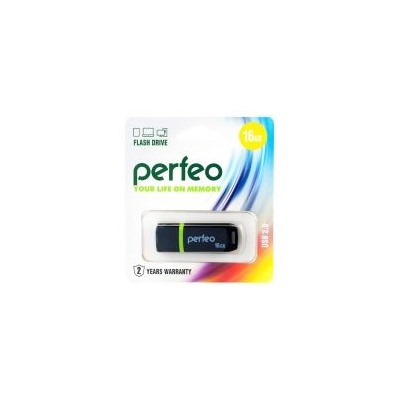 16Gb Perfeo C11 Black USB 2.0 (PF-C11B016)
