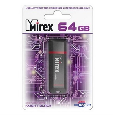64Gb Mirex KNIGHT Black (13600-FMUKNT64)