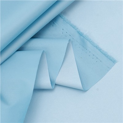 Ткань на отрез дюспо 240Т покрытие Milky 80 г/м2 цвет светло-голубой