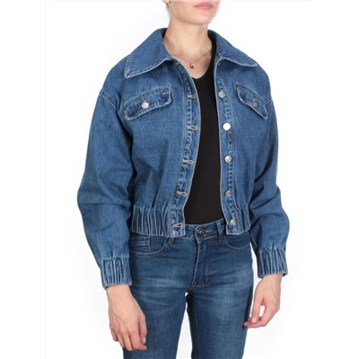838 BLUE Куртка джинсовая женская (100% хлопок)
