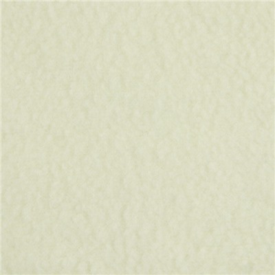 Лоскут флис, односторонний, 50 × 50 см, 190 г/м, цвет молочный №5D