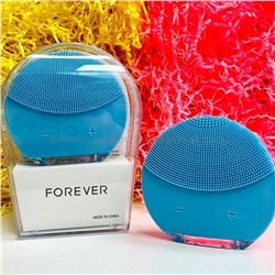 Силиконовая щетка-массажер для чистки лица Forever Luna Mini 2 Blue (13)