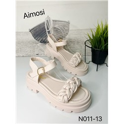 Женские сандалии N011-13 бежевые