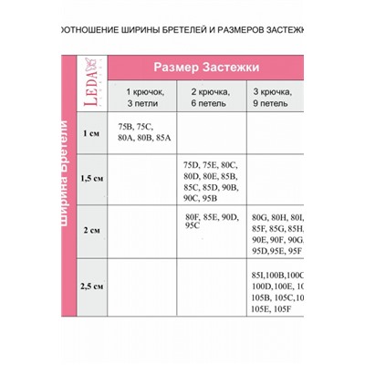 Бюстгальтер  Леди Леда артикул 410-220