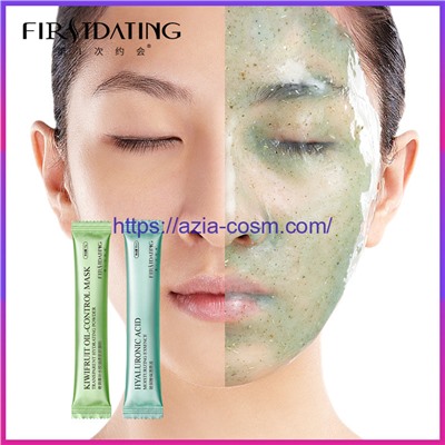 Альгинатная маска для лица Hudor с экстрактом киви-уход за жирной, проблемной кожей (02714)