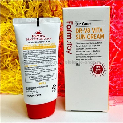 Солнцезащитный крем Farmstay DR-V8 Vita Sun Cream 70g (13)