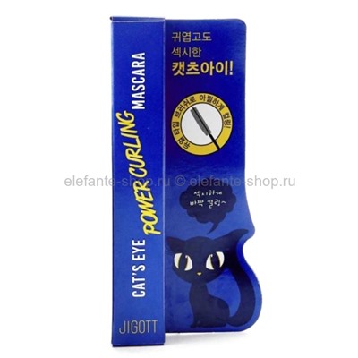 Подкручивающая тушь для ресниц Jigott Cat's Eye Power Curling Mascara (51)