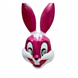 Карнавальная маска Заяц розовый