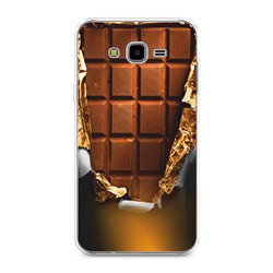 Силиконовый чехол Шоколадка на Samsung Galaxy J7 Neo