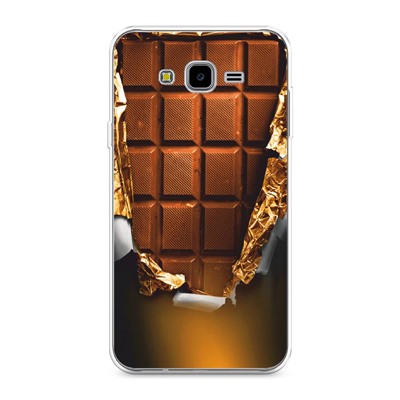 Силиконовый чехол Шоколадка на Samsung Galaxy J7 Neo