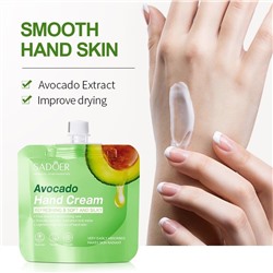 Крем для рук с экстрактом авокадо Sadoer Avocado Hand Cream 30мл