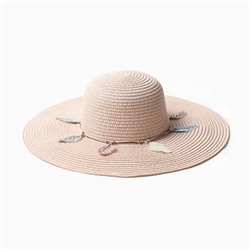Шляпа женская MINAKU, цв. розовый, р-р 58