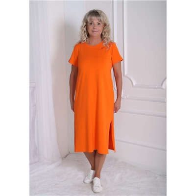 Платье "Олси" оранжевое