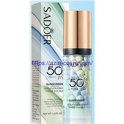 База под макияж трехцветная Sadoer SPF 50 (50721)