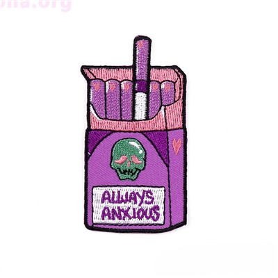 Нашивка «Always anxious»