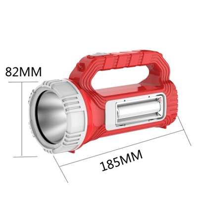 Фонарь прожекторный аккумуляторный, 5+1 Вт, 800 мАч, LED, COB, 18.5 х 8.2 см