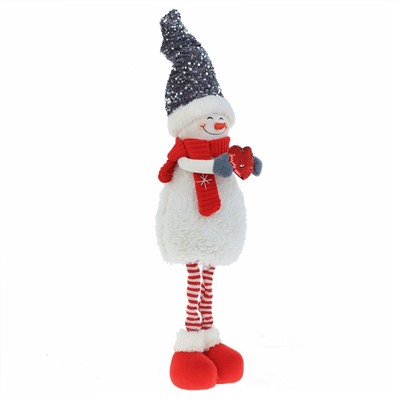 Мягкая игрушка "Снеговик" длинные ножки, 2 вида