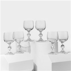 Набор бокалов для вина «Клаудия», стеклянный, 150 мл, 6 шт