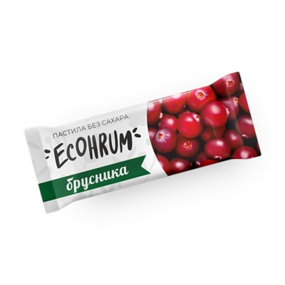 Ecohrum Пастила Брусника 20г