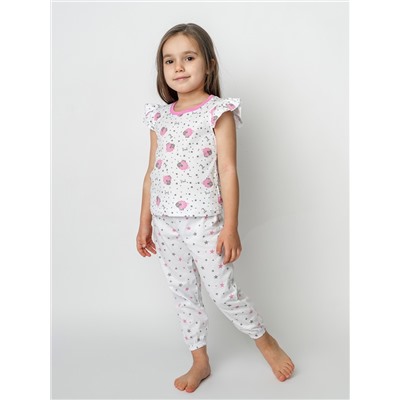 Пижама (футболка, брюки) "SLEEPY CHILD" для девочки (2810496)