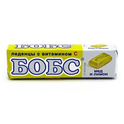 Бобс леденцы (мед, лимон) 35г