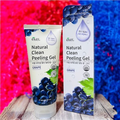 Пилинг-скатка с экстрактом черного винограда Ekel Grape Natural Clean Peeling Gel 180ml (125)