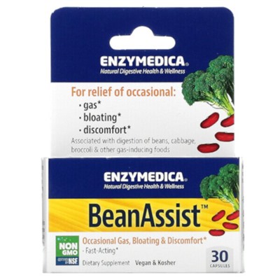 Enzymedica BeanAssist - 30 капсул - Enzymedica