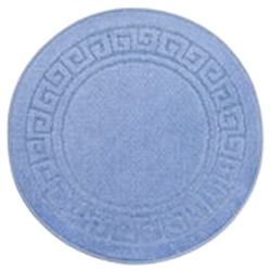 Коврик ворс.вышивка Confettii Maximus D-67см. голубой/blue 509