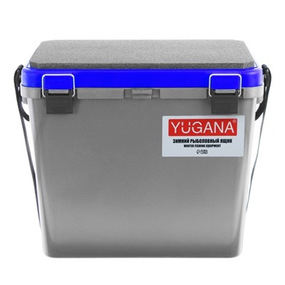 Ящик зимний YUGANA односекционный, цвет серо-синий