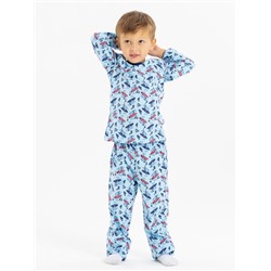 Пижама: Джемпер, брюки "Пижамы 2021" для мальчика (269441443)