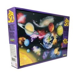 Пазл Prime 3D 500 арт.10176 "Планеты Солнечной системы" 6+