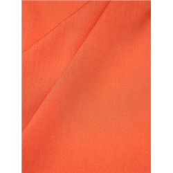 Мерный лоскут - Штапель цв.Кораллово-оранжевый, ш.1.44м, вискоза-100%, 110гр/м.кв