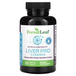 Forest Leaf Liver Pro Cleanse, 60 растительных капсул
