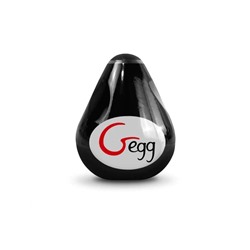 Мастурбатор яйцо Gvibe Gegg Black, 6.5х5 см (черный)
