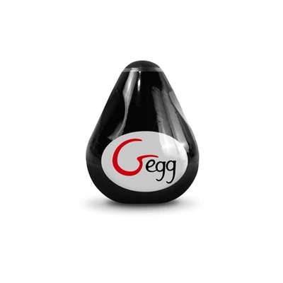 Мастурбатор яйцо Gvibe Gegg Black, 6.5х5 см (черный)