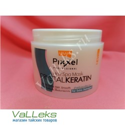 Профессиональная маска для восстановления супер поврежденных волос Lolane Pixxel spa Hair Mask CRYSTAL KERATIN, 450мл