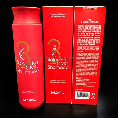 Восстанавливающий шампунь Masil 3 Salon Hair CMC Shampoo, 300 мл (78)