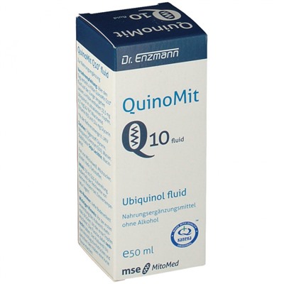QuinoMit (Куиномит) Q10 fluid  Q10 в жидкой форме с 5% убихинолом, 50 мл