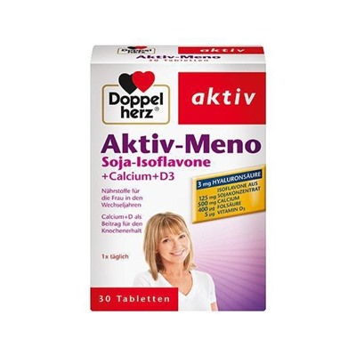 Doppelherz Aktiv-meno Tabletten (30 шт.) Доппельгерц Женские витамины при Менопаузе Таблетки 30 шт.