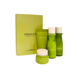 The Saem Urban Eco Harakeke Travel 4 Kit Уходовый набор с экстрактом льна