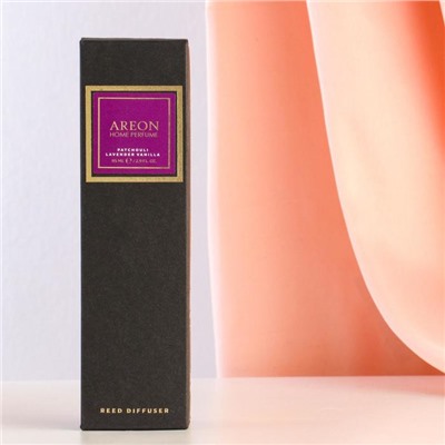 Диффузор ароматический для дома Areon Sticks Premium, 85 мл, "Patchouli-lavender"