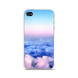 Силиконовый чехол Облака на iPhone 4/4S