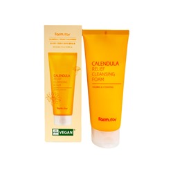 FarmStay Calendula Relief Cleansing Foam Очищающий гель для умывания