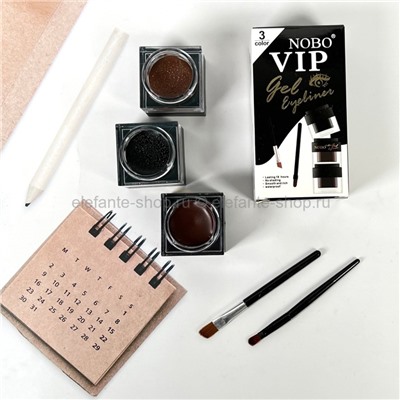 Набор помадок для бровей NOBO Vip Gel Eyeliner 3in1 (106)