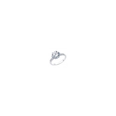 Кольцо из серебра с фианитами, 89010012
